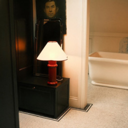 Heath Table Lamp in Port Red Port Red / 2200K - thumbnail 7
