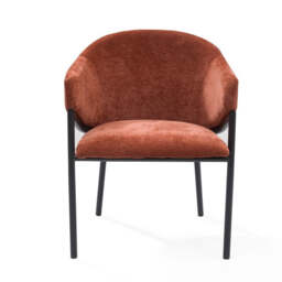 Aidan Armchair - Rust - Set of 2 - thumbnail 3