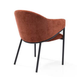 Aidan Armchair - Rust - Set of 2 - thumbnail 4