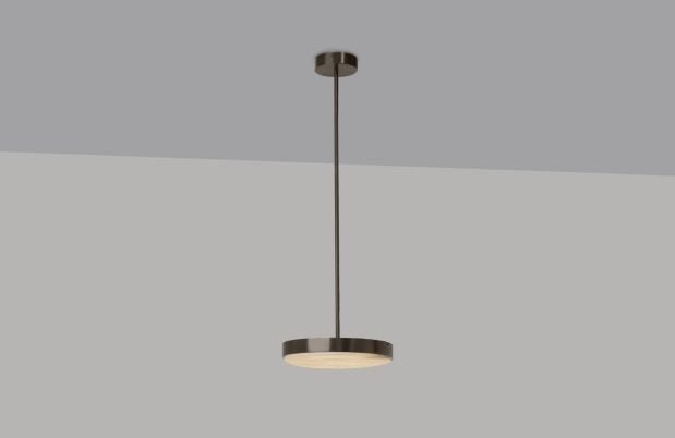 CTO Lighting Anvers Medium - DALI-A Pendant Light antique bronze with honed alabaster