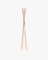 Laskasas TWISTED Coat & Umbrella Stand Copper Polished Stainless Steel