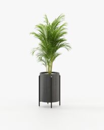 Laskasas ROSIE Planter & Pot Grey Eucalyptus Veneer Matte