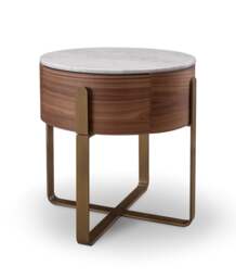 Aurelia Round Bedside Table - thumbnail 2