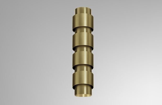 CTO Lighting Ring - Tall Wall Light satin nickel with satin nickel detail