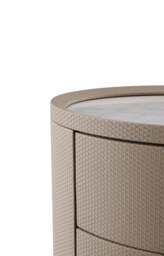Ritz Bedside Table - White Marble - thumbnail 5