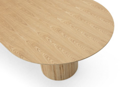 Lantine 240 Dining Table - Pill Shaped - Ash Oak - thumbnail 5