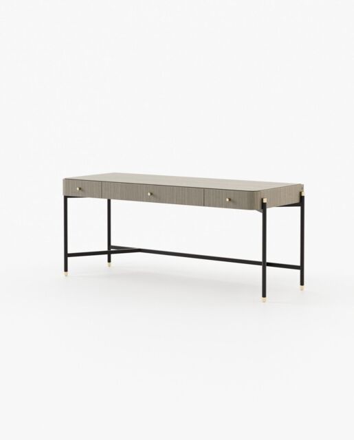 Laskasas ROSIE Desk Aged Oak Veneer Matte