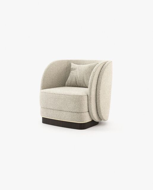Laskasas AMBROSE Armchair Helsinki Pearl