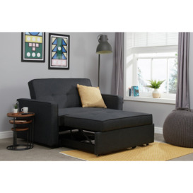Birlea Otto Fabric 2 Seater Sofa Bed - Grey - thumbnail 2