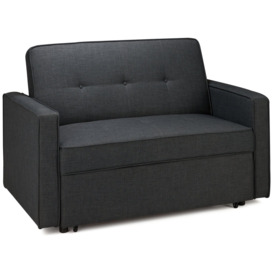 Birlea Otto Fabric 2 Seater Sofa Bed - Grey - thumbnail 1