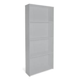 Argos Home Malibu Wide Bookcase - Grey