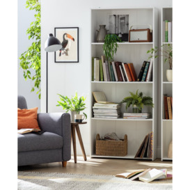 Argos Home Malibu Bookcase - White - thumbnail 2