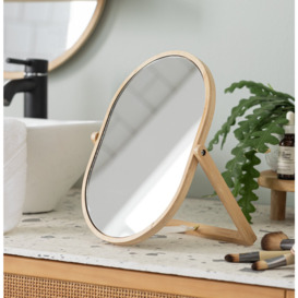 Innova Bamboo Vanity Dressing Table Mirror - Natural - thumbnail 2