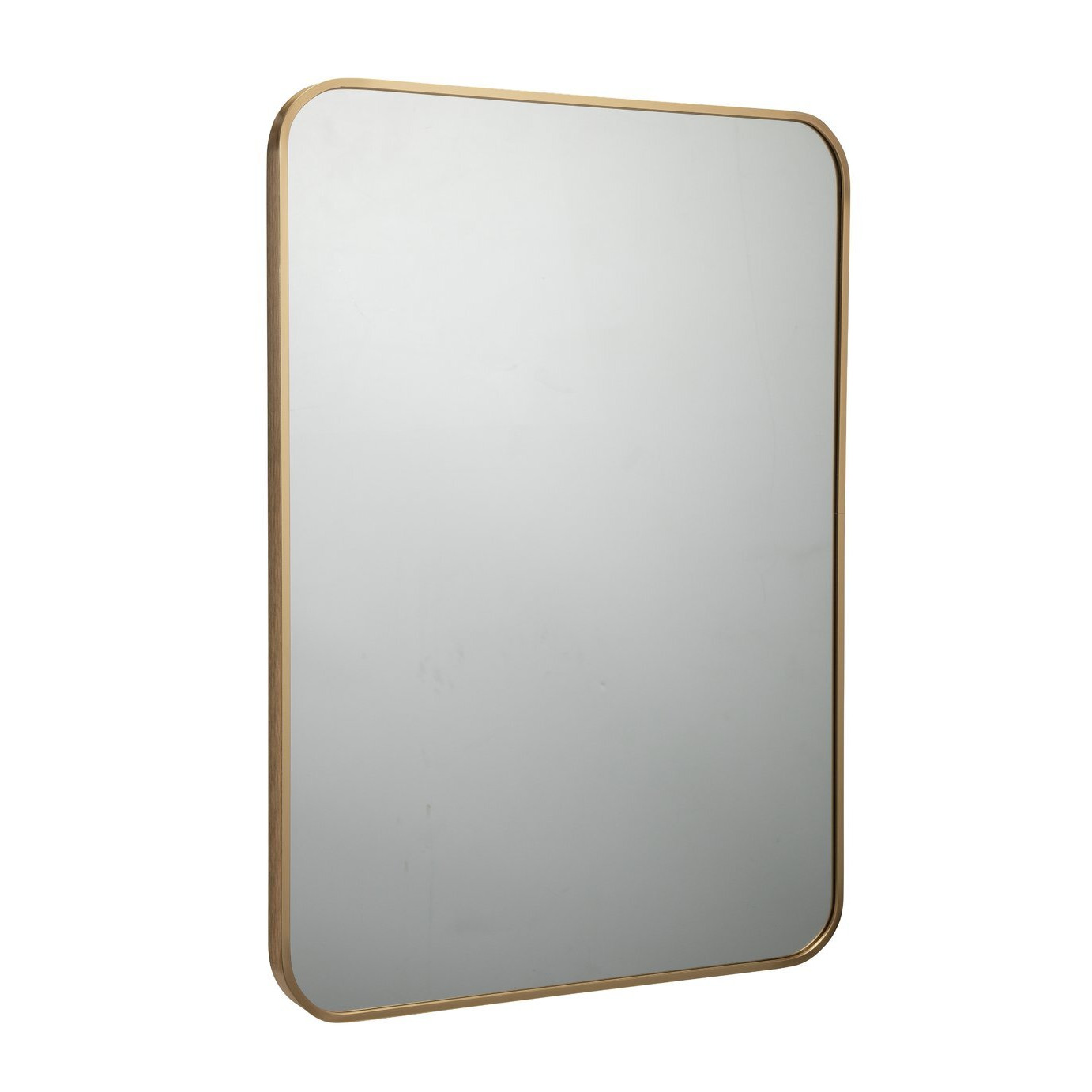 Habitat Brushed Rectangular Wall Mirror - Gold - 50x70cm