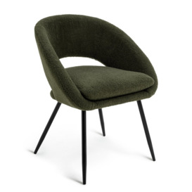 Habitat Hermione Boucle Chair - Green