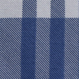 Argos Home Printed Check Blue & White Bedding Set - Single - thumbnail 2