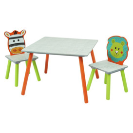 Liberty House Toys Kids Lion And Zebra With 2 Chairs - thumbnail 2