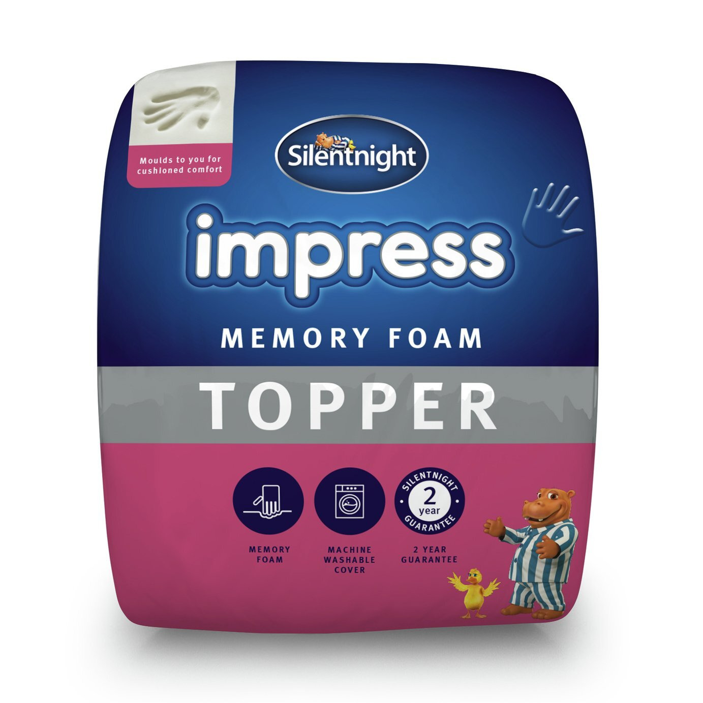 Silentnight 2.5cm Memory Foam Mattress Topper - Single - image 1
