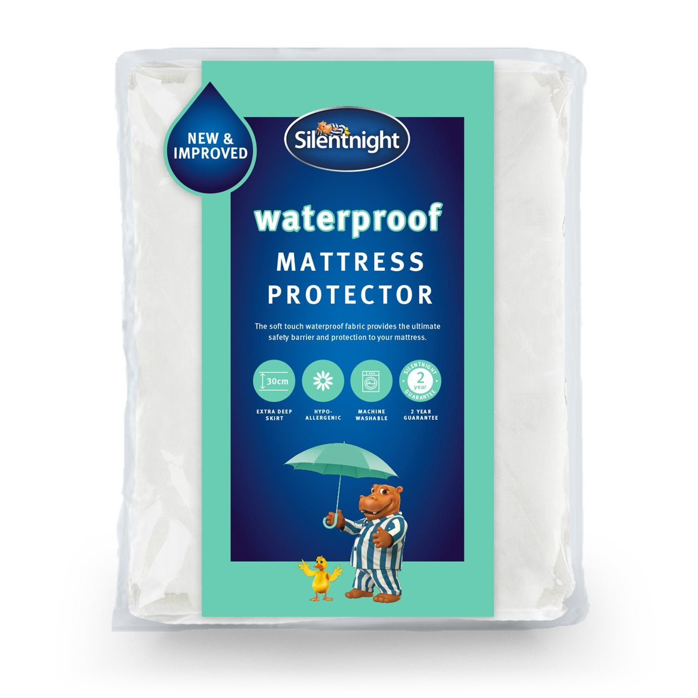 Silentnight Waterproof Mattress Protector - Single - image 1