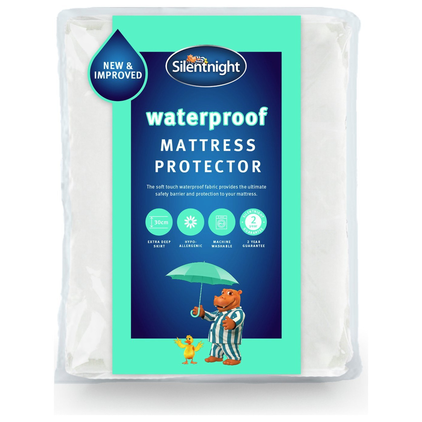 Silentnight Waterproof Mattress Protector - Kingsize - image 1