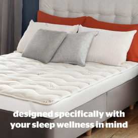 Silentnight Wellbeing Copper Infused Mattress Topper- Double - thumbnail 2