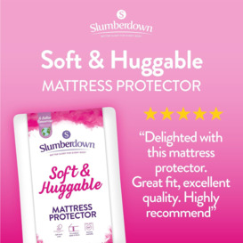Slumberdown Soft and Huggable Mattress Protector - Double - thumbnail 2