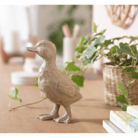 Argos Home Wooden Duckling Ornament - Natural - thumbnail 2