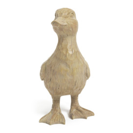 Argos Home Wooden Duckling Ornament - Natural - thumbnail 1