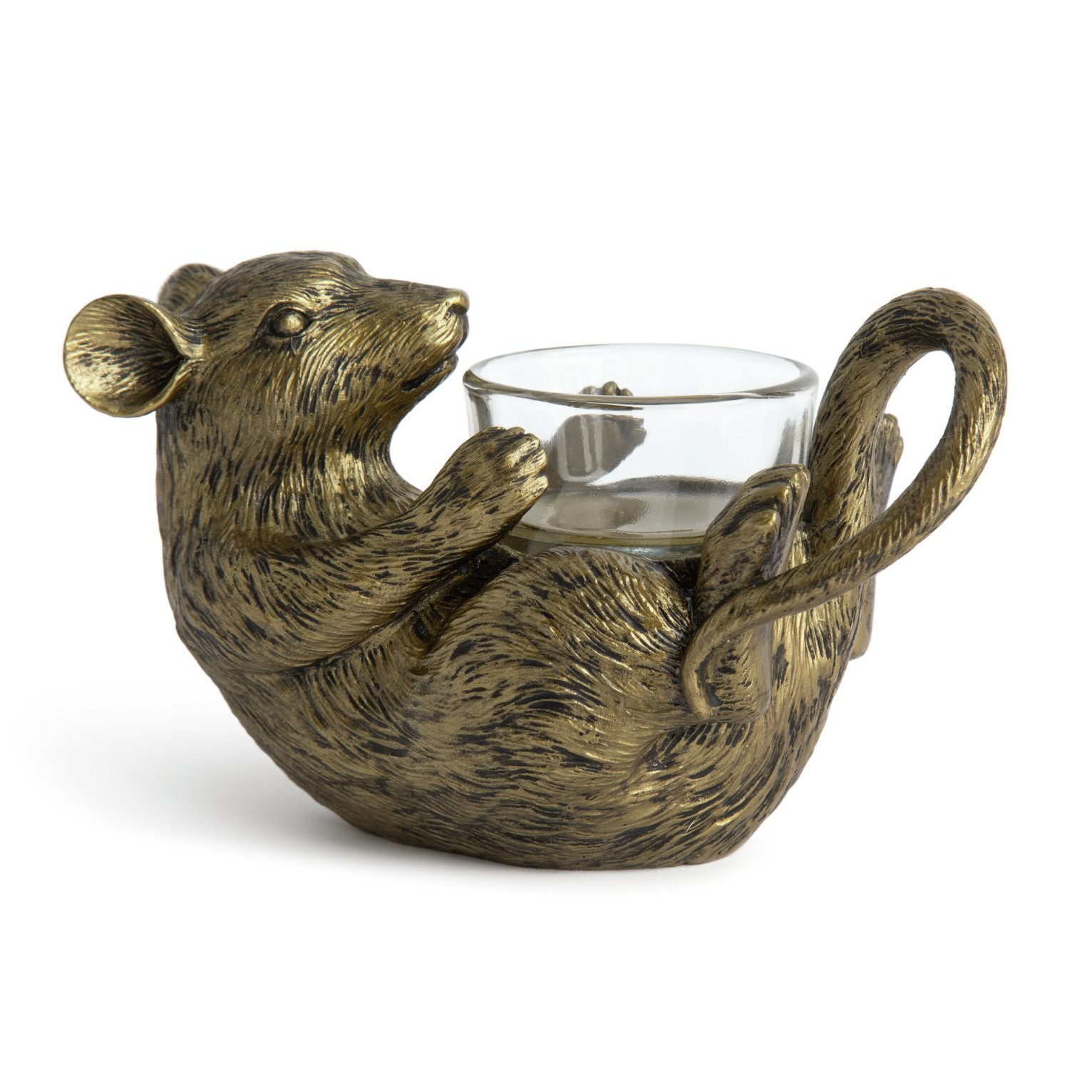 Habitat Mouse on Back Tealight Holder