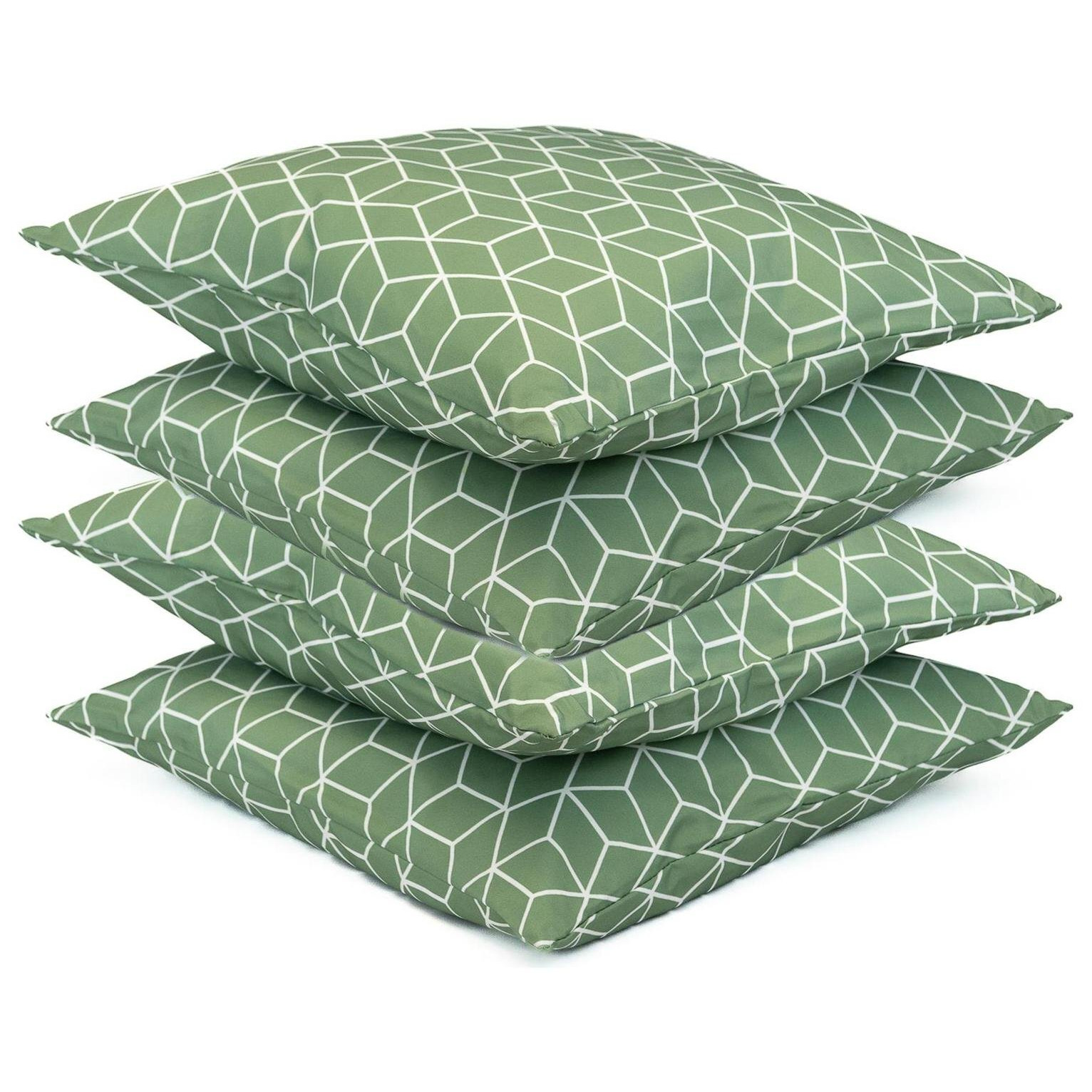 Streetwize Outdoor Cushion Green - Pack of 4 - image 1