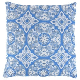 Streetwize Jacquard Outdoor Cushion Blue - Pack of 4 - thumbnail 1