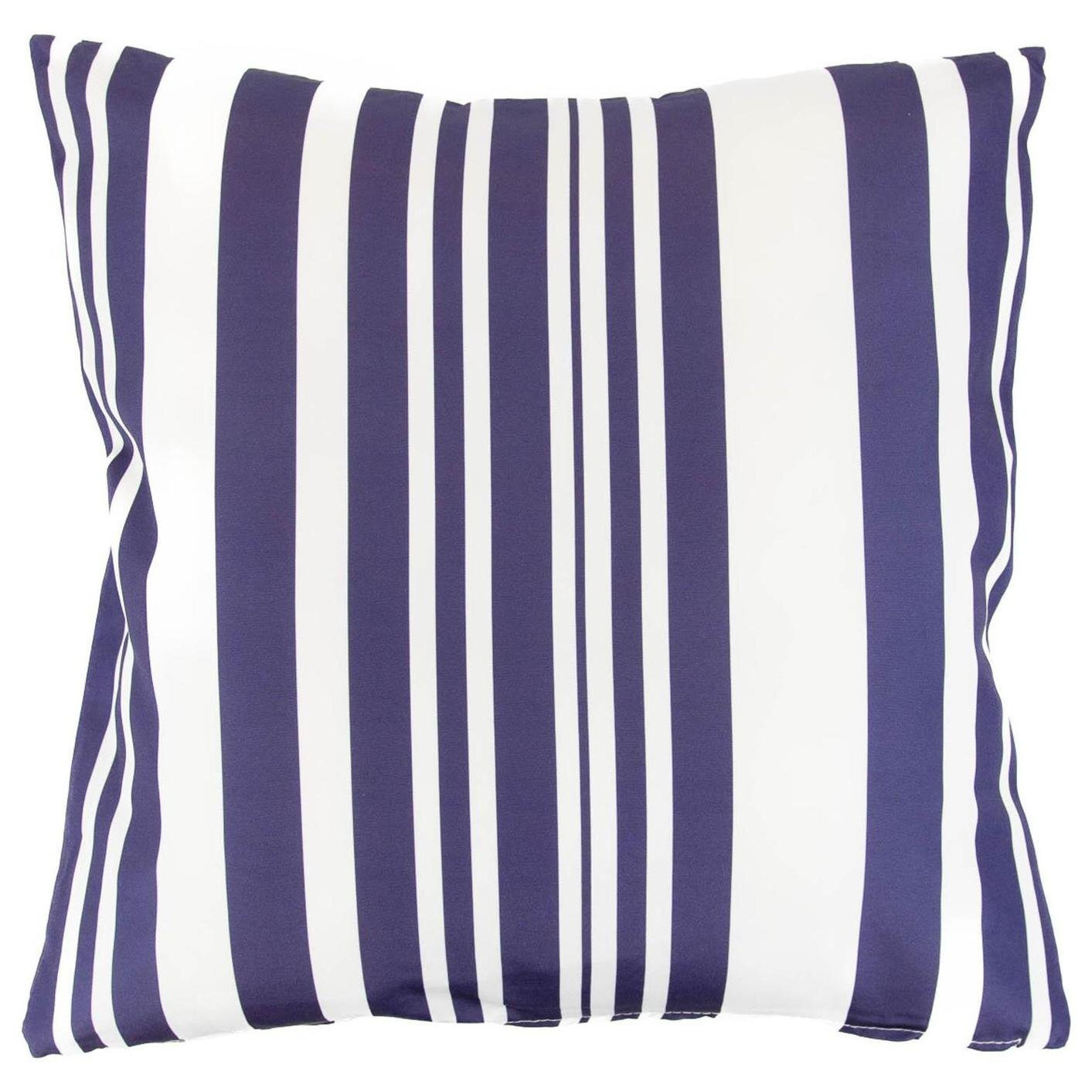 Streetwize Blue Stripes Outdoor Cushion - Pack of 4 - image 1