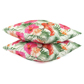 Streetwize Flamingo Print Outdoor Cushion - Pack of 4 - thumbnail 2