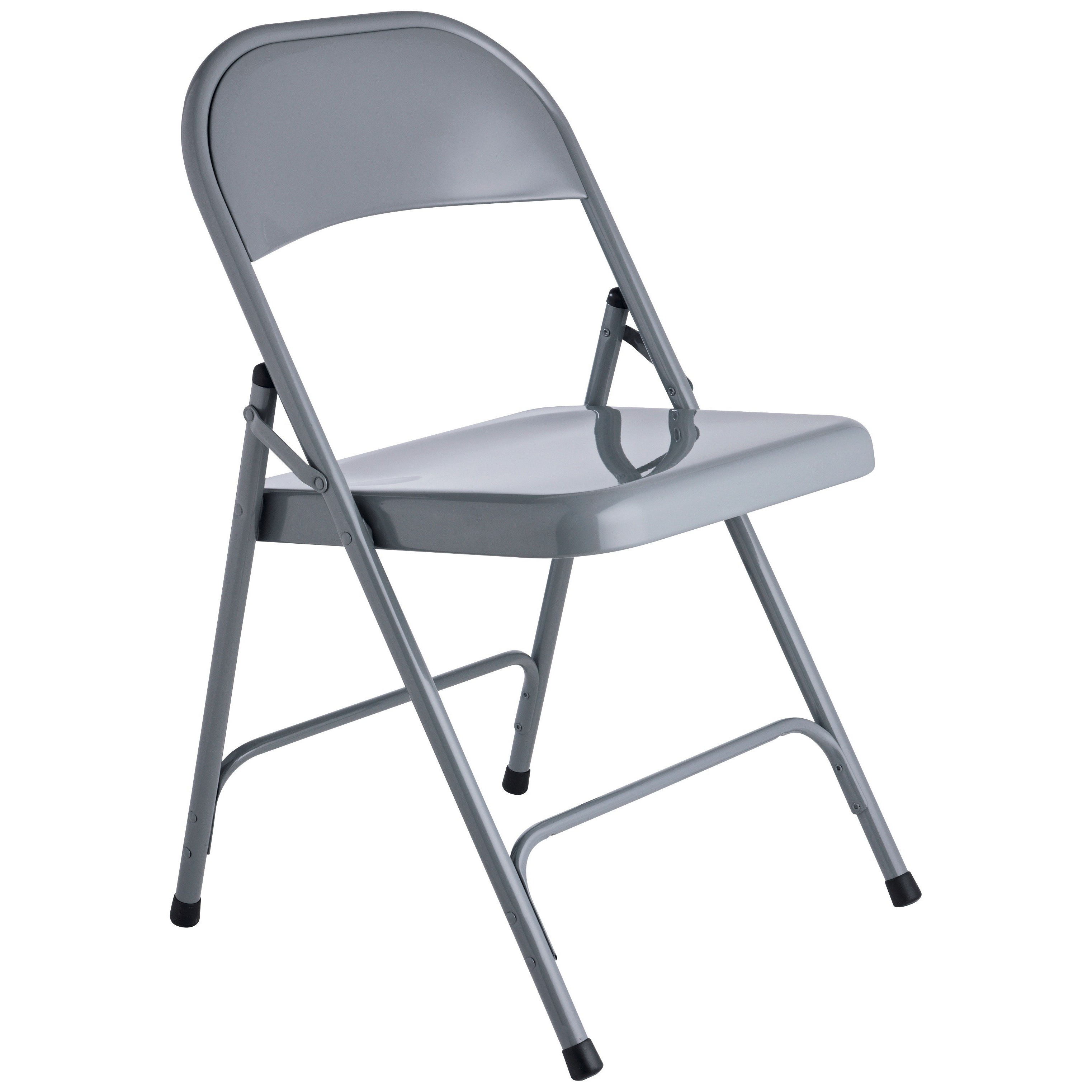 Habitat Macadam Metal Folding Chair - Grey - image 1