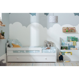 Habitat Ellis Toddler Bed Frame with Storage - White - thumbnail 1