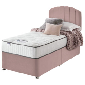 Silentnight Middleton Single Memory Divan Bed - Pink