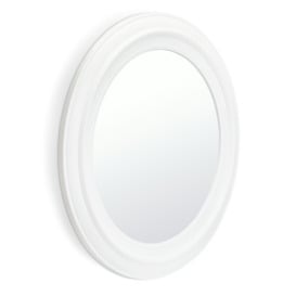 Innova Round Bathroom Mirror - White