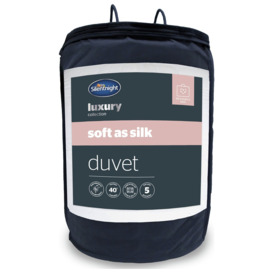 Silentnight Soft As Silk 13.5 Tog Duvet - Double - thumbnail 1