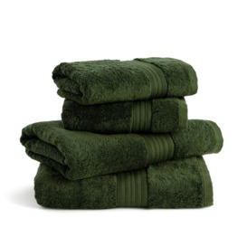 Habitat Egyptian Cotton 4 Piece Towel Bale - Forest Green