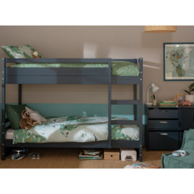 Habitat Rico Bunk Bed Frame With 2 Mattress -Blue - thumbnail 1
