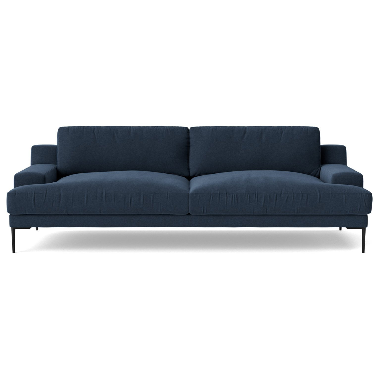 Swoon Almera Fabric 3 Seater Sofa - Indigo Blue - image 1