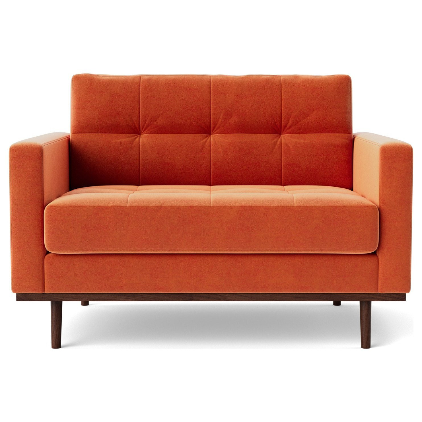 Swoon Berlin Velvet Cuddle Chair Burnt Orange by Argos
