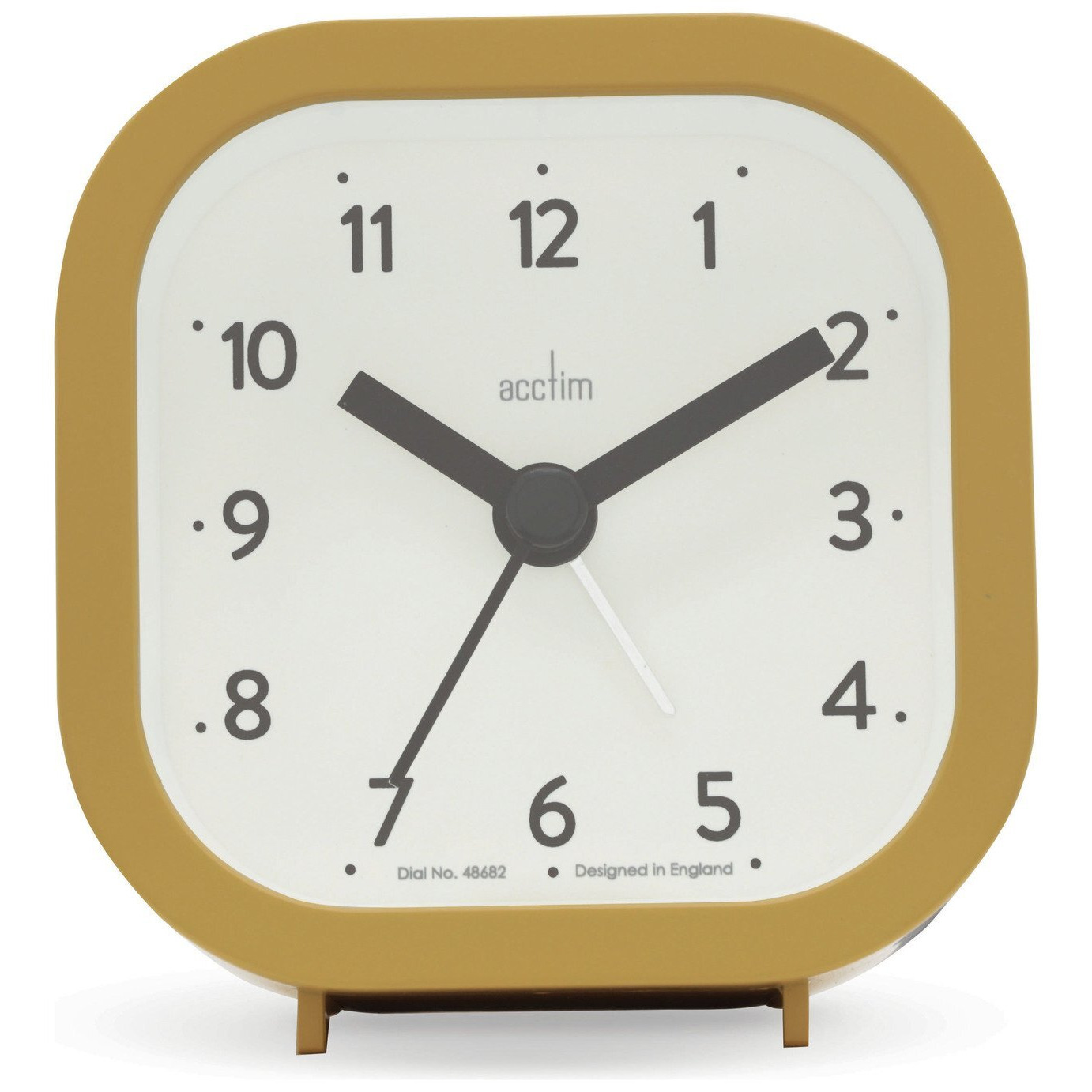 Acctim Remi Analogue Alarm Clock - Mustard - image 1