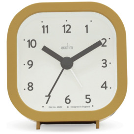 Acctim Remi Analogue Alarm Clock - Mustard - thumbnail 1