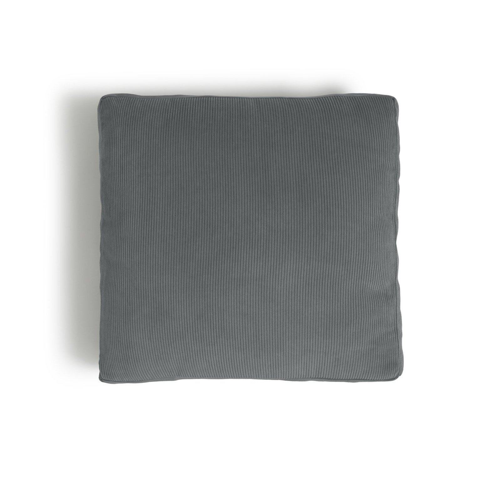 Habitat Cord Cushion Cover - Charcoal - 43x43cm - image 1