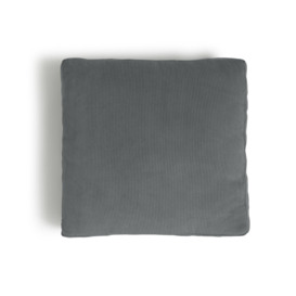 Habitat Cord Cushion Cover - Charcoal - 43x43cm - thumbnail 1
