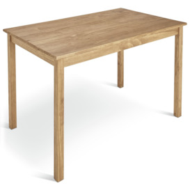 Argos Home Raye Solid Wood 4 Seater Dining Table - Natural