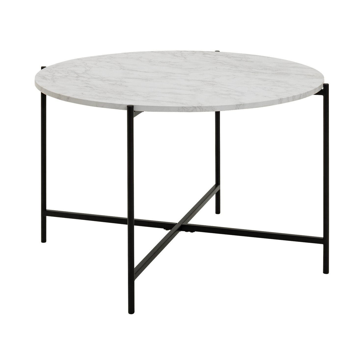 Argos Home Jules Round Coffee Table - Black & White - image 1