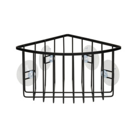 Argos Home Corner Shower Storage Basket - Black - thumbnail 1