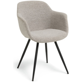 Habitat Noella Fabric Dining Chair - Natural